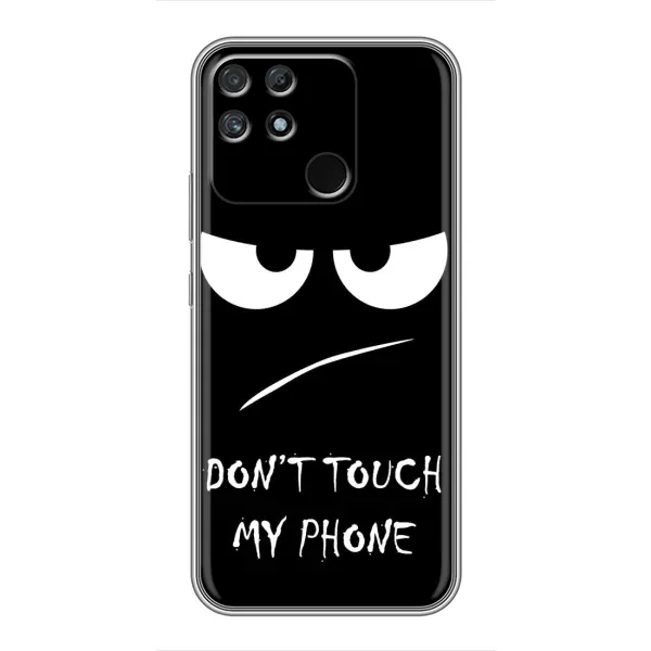 Чехол с принтом «Dont Touch» для Realme NARZO 50A Чехол с принтом «Dont Touch» для Realme NARZO 50A