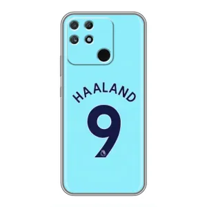 Чехлы с футболистом Ерлинг Холанд для Realme NARZO 50A (AlphaPrint) (Ерлинг Холанд 9)