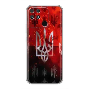 Украинские Чехлы для Realme NARZO 50A с картинкой УПА (AlphaPrint) (ГЕРБ УПА)
