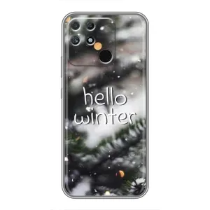 Новогодние, Праздничные Чехлы для Realme NARZO 50A - 2024 год (Hello winter)