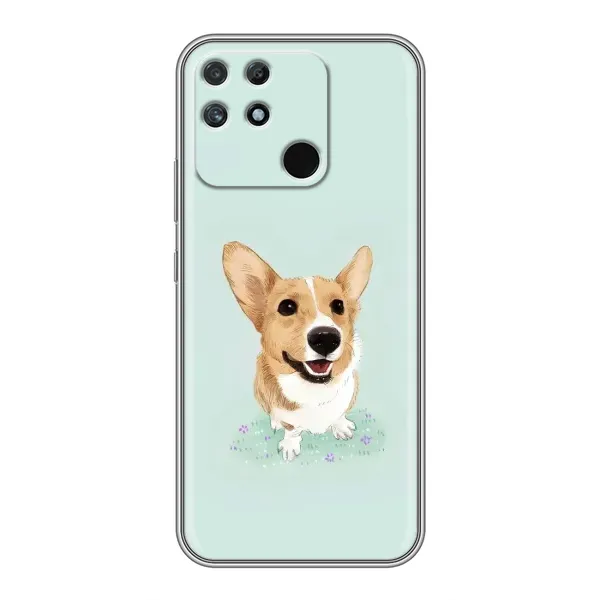 Чехол с принтом «Корги» для Realme NARZO 50A Чехол с принтом «Корги» для Realme NARZO 50A