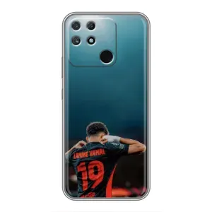 Чехол с футболистом Ламин Ямаль Realme NARZO 50A (Ламин 19)