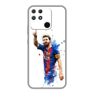 Чехлы Месси для Realme NARZO 50A (AlphaPrint) (Лео Месси)