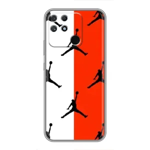 Чохли для Realme NARZO 50A - з картинкою JORDAN (AlphaPrint) (Лого Джордан)