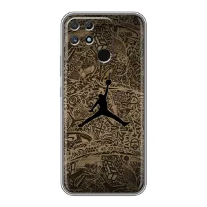 Чохли для Realme NARZO 50A - з картинкою JORDAN (AlphaPrint) (Logo Jordan)