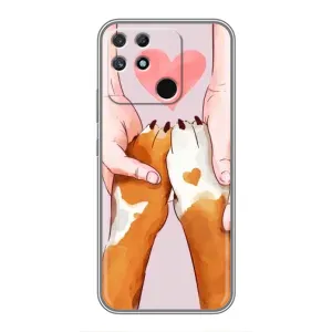 Чехол с принтом «Любовь к собакам» для Realme NARZO 50A