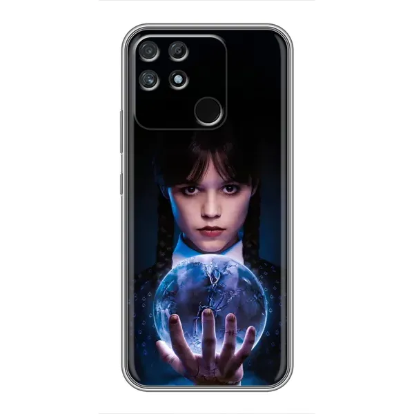 Чохол з принтом «Магічна сфера Венздей» для Realme NARZO 50A Чохол з принтом «Магічна сфера Венздей» для Realme NARZO 50A