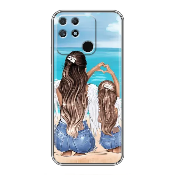 Чехол с принтом «Мама с доченькой» для Realme NARZO 50A Чехол с принтом «Мама с доченькой» для Realme NARZO 50A