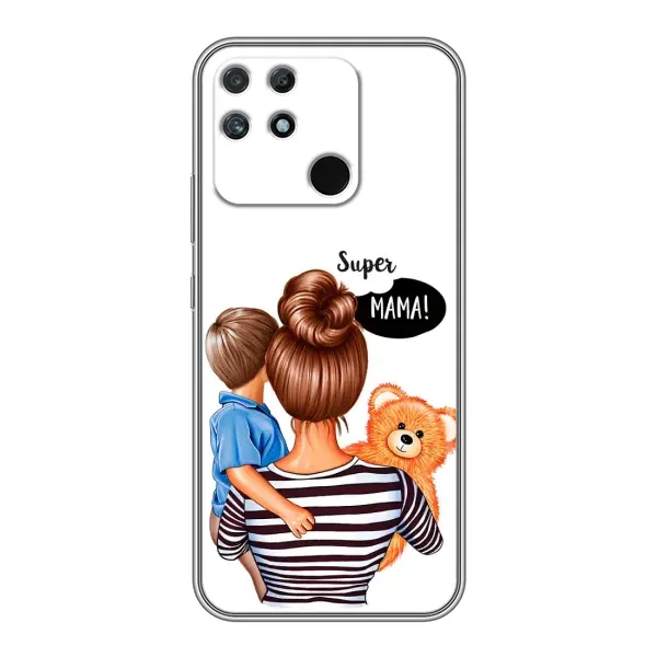 Чехол с принтом «Мама с сыном» для Realme NARZO 50A Чехол с принтом «Мама с сыном» для Realme NARZO 50A