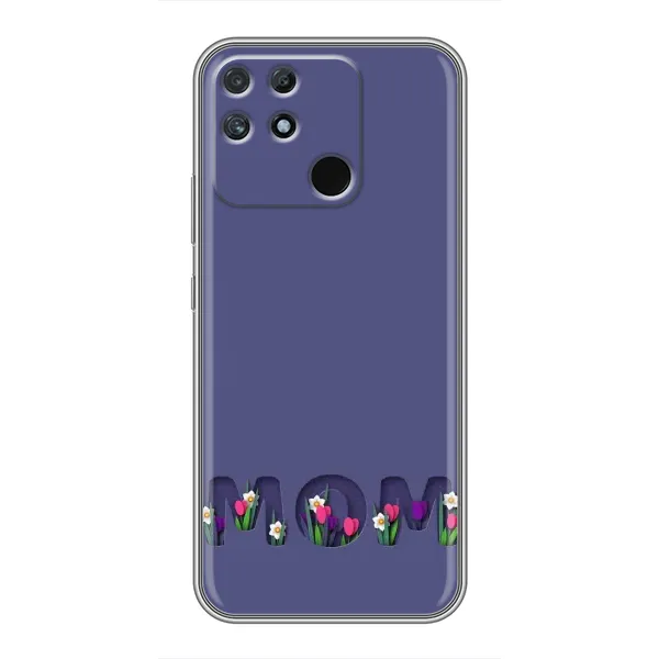 Чехол с принтом «Мама в цветах» для Realme NARZO 50A