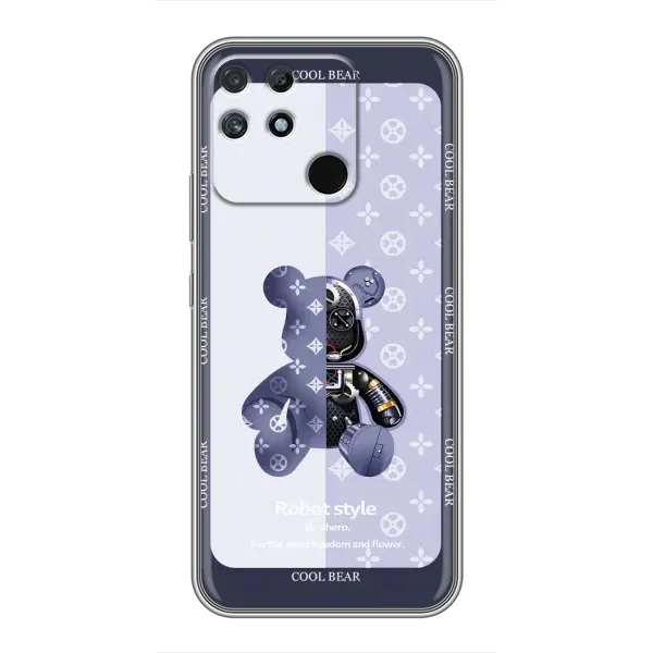 Чохол з принтом «Медведик LV» для Realme NARZO 50A