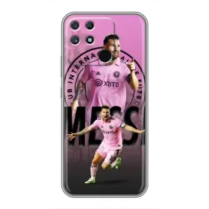 Чехлы для Реалми Нарзо 50А - Лео Месси Маями (Messi Miami)