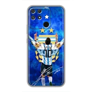 Чехлы для Realme NARZO 50A (Leo чемпион) (AlphaPrint) (Месси сборная)