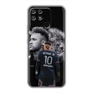 Чехол Неймар для Realme NARZO 50A (AlphaPrint) (Неймар Лев)