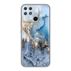 Мраморний чехол на Realme NARZO 50A (VPrint) (Ніжний мрамор)