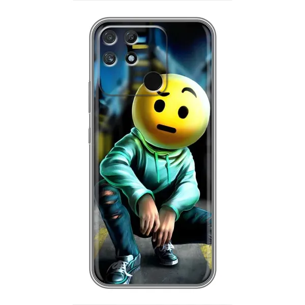 Чехол с принтом «Парень смайл» для Realme NARZO 50A Чехол с принтом «Парень смайл» для Realme NARZO 50A