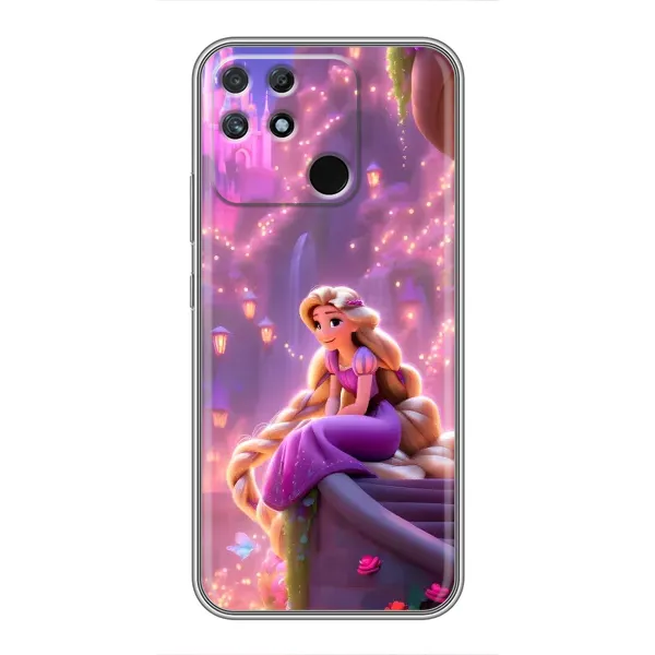 Чохол з принтом «Рапунцель у замку» для Realme NARZO 50A