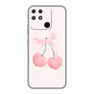 Чехол с принтом «Розовые вишни» для Realme NARZO 50A