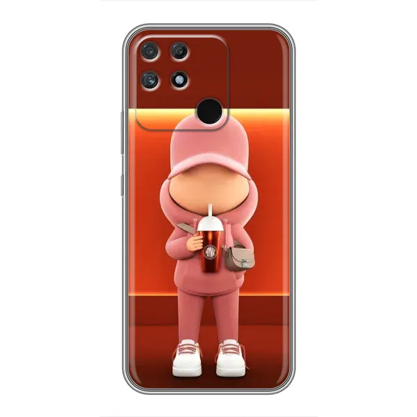 Чохол з принтом «З Кавою» для Realme NARZO 50A