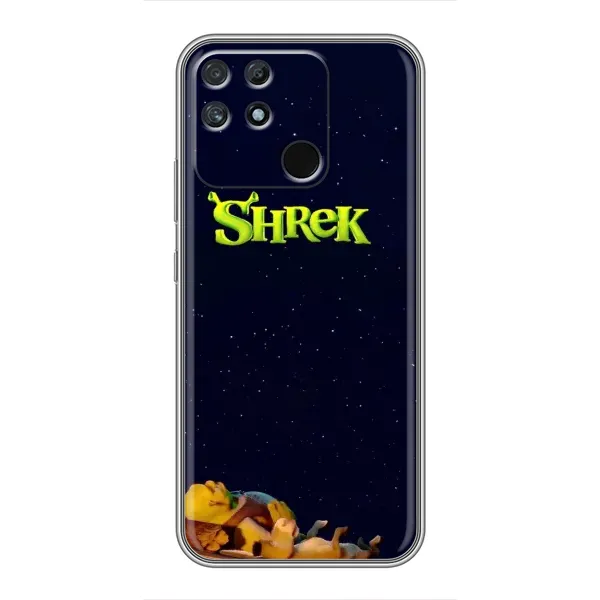 Чехол с принтом «Отдыхающий Шрек» для Realme NARZO 50A