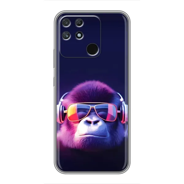 Чохол з принтом «Стильна мавпа» для Realme NARZO 50A Чохол з принтом «Стильна мавпа» для Realme NARZO 50A