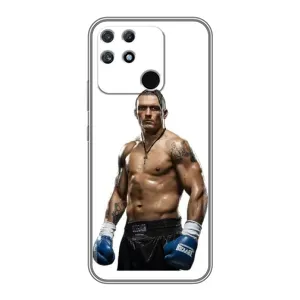 Чохол з принтом «Усик на білому» для Realme NARZO 50A
