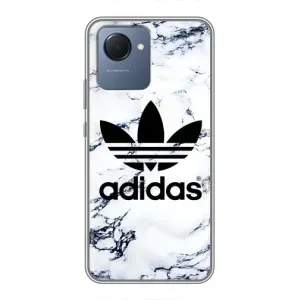 Чехлы Адидас для Realme NARZO 50i Prime (AlphaPrint) (Адидас на мраморе)