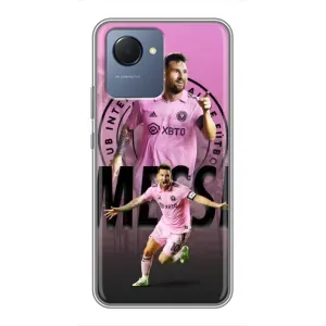 Чехлы для Реалми Нарзо 50i Прайм - Лео Месси Маями (Messi Miami)