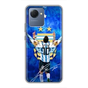Чехлы для Realme NARZO 50i Prime (Leo чемпион) (AlphaPrint) (Месси сборная)