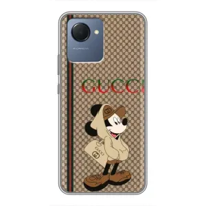 Чехлы ГУЧЧИ для Реалми Нарзо 50i Прайм (AlphaPrint) (Mickey GUCCI)