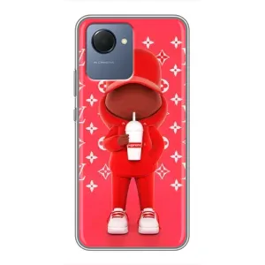 Крутые Чехлы Луи Виттон для Realme NARZO 50i Prime (AlphaPrint) (Модный стиль)