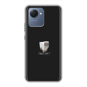 Чехол Майнкрафт на Realme NARZO 50i Prime (AlphaPrint) Minecraft (Овечка Майнкрафт)