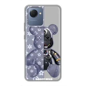 Крутые Чехлы Луи Виттон для Realme NARZO 50i Prime (AlphaPrint) (Робот Мишка)