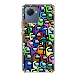 Чехол Амонг Ас для Realme NARZO 50i Prime (AlphaPrint) (Убит)