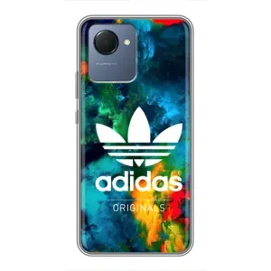 Чехлы Адидас для Realme NARZO 50i Prime (AlphaPrint) (Яркий Адидас)