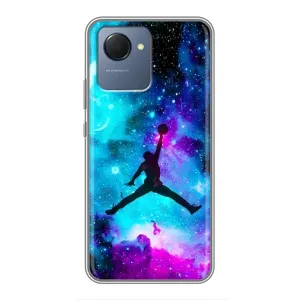Чехлы для Realme NARZO 50i Prime - с картинкой JORDAN (AlphaPrint) (Яркий Джордан)