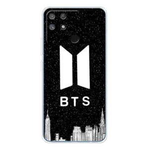 Чохли BTS для Realme NARZO 80 Lite 4G (AlphaPrint) (БТС Лого)