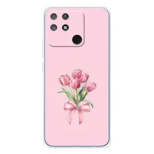Чохол з розовим принтом для Realme NARZO 80 Lite 4G (Букет квітів)