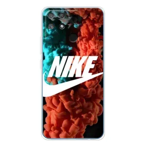 Чохол для Realme NARZO 80 Lite 4G - з принтом Найк (AlphaPrint) (Димчастий найк)