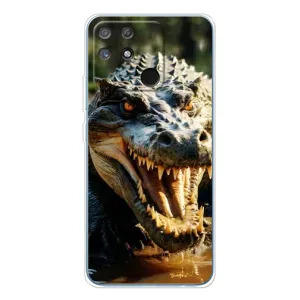 Чохол з картинкою 'Хижаки' для Realme NARZO 80 Lite 4G (Небезпечний крокодил)