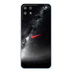 Чохол для Realme NARZO 80 Lite 4G - з принтом Найк (AlphaPrint) (Найк червоний)