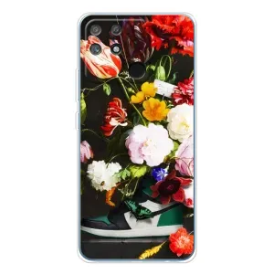 Бренднові Чохли для Realme NARZO 80 Lite 4G - (PREMIUMPrint) (Nike цветы)