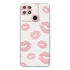 Чохол з розовим принтом для Realme NARZO 80 Lite 4G (Рожеві губи)