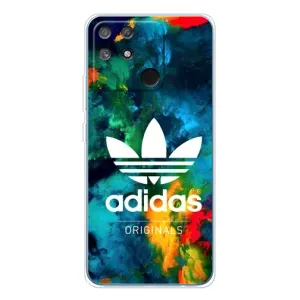 Чохли Адидас для Realme NARZO 80 Lite 4G (AlphaPrint) (Яскравий Адідас)