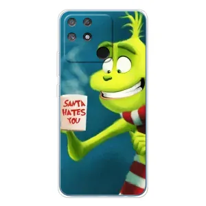 Різдвяні Чохли для Realme NARZO 80 Lite 4G (VPrint) (Зелений Грінч)