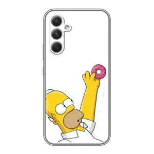 Чjхол з Сімпсонами для RealMe Narzo 80 Lite 5G (VPrint) (Гомер з пончиком)