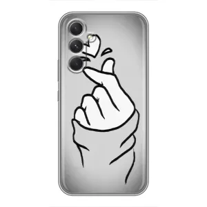 Чохол з принтом для RealMe Narzo 80 Lite 5G (AlphaPrint - Знак сердечка) (Значок Love)