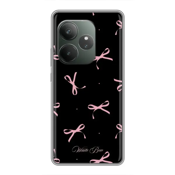 Чехол с принтом «Банты на черном» для RealMe Neo7 Чехол с принтом «Банты на черном» для RealMe Neo7