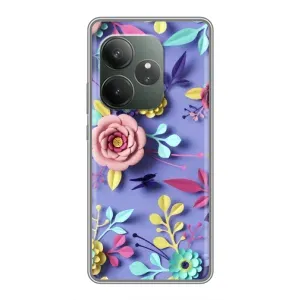 Чехлы с Цветами для RealMe Neo7 (VPrint) (Цветочный дизайн)