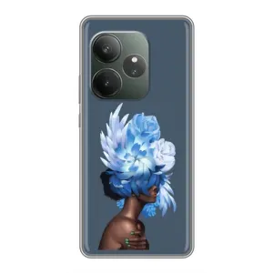 Чехлы (ART) Цветы на RealMe Neo7 (VPrint) (Цветы на голове)